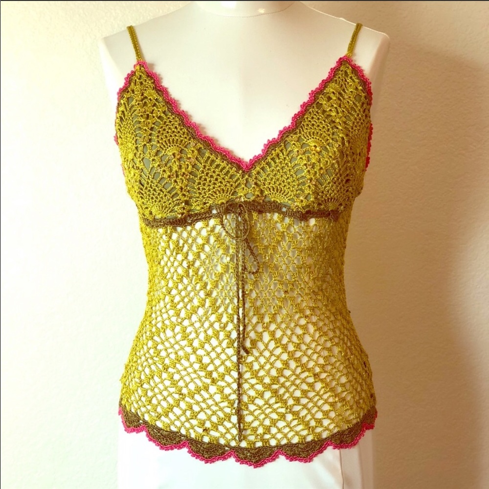 Betsey Johnson Crochet top